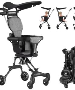 عربية أطفال محموله قابلة للطي+ شمسيه